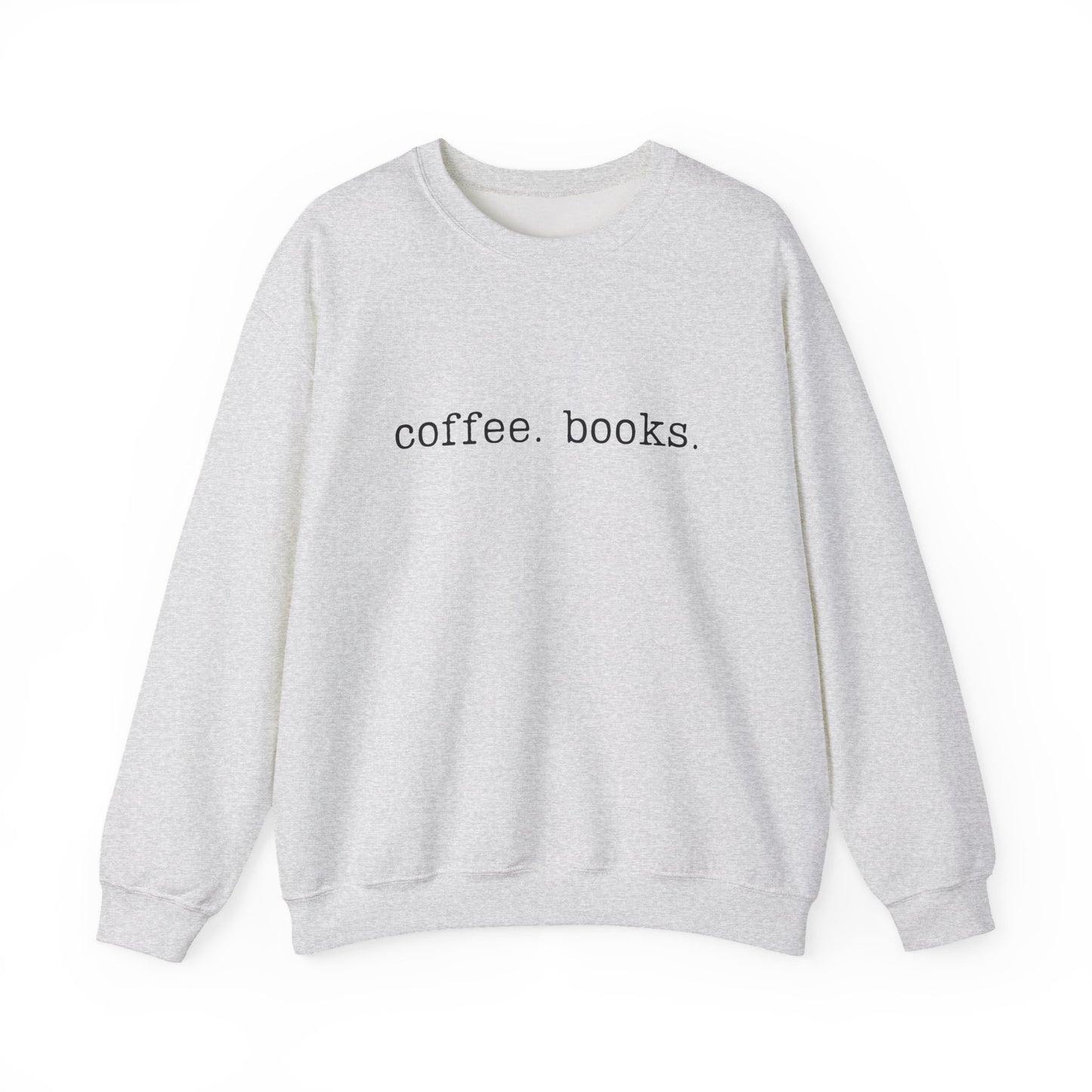 Coffee & Books Unisex Heavy Blend Crewneck Sweatshirt - Cozy Organic Fashion for Book Lovers, Ideal Gift for Readers, Fall and Winter [...]