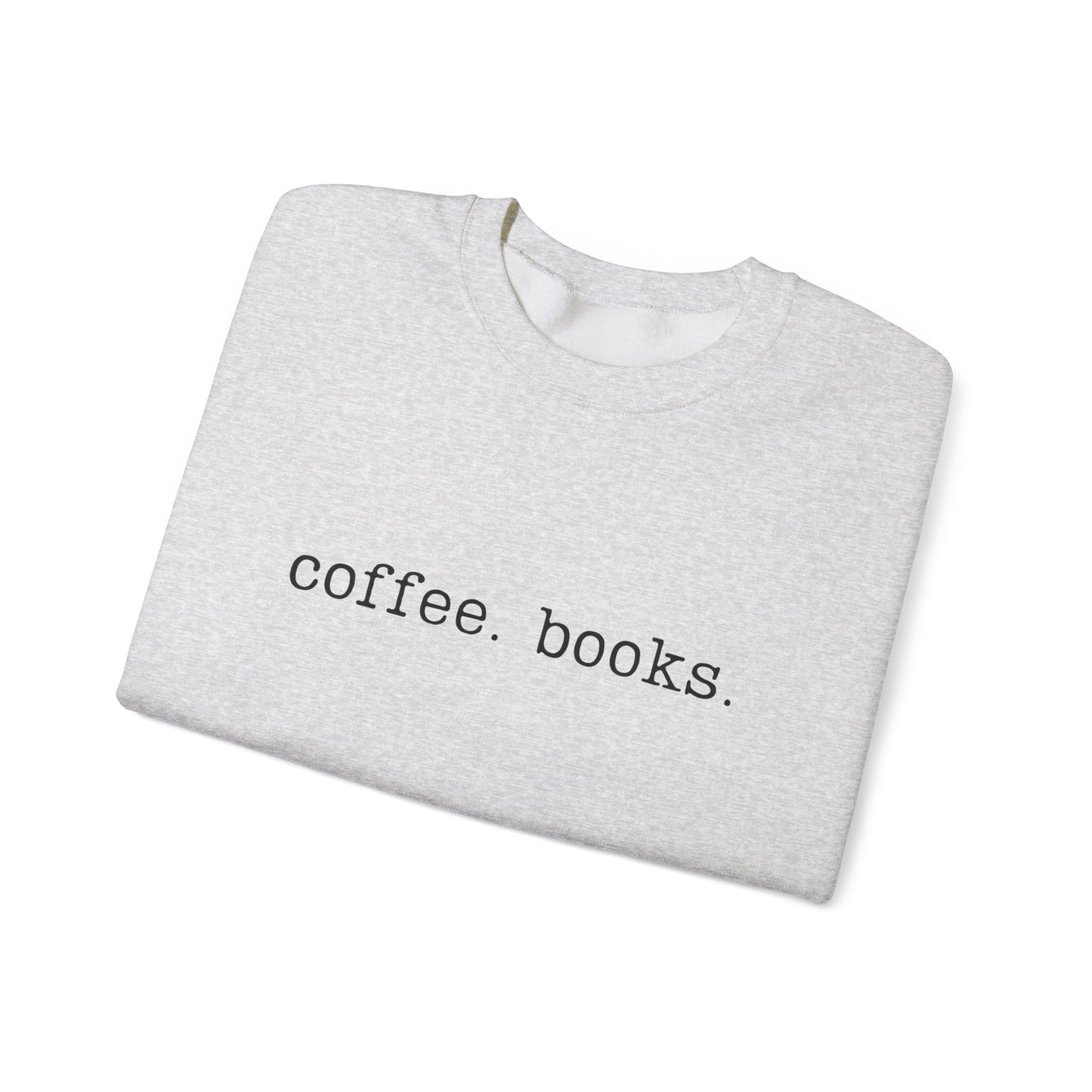 Coffee & Books Unisex Heavy Blend Crewneck Sweatshirt - Cozy Organic Fashion for Book Lovers, Ideal Gift for Readers, Fall and Winter [...]