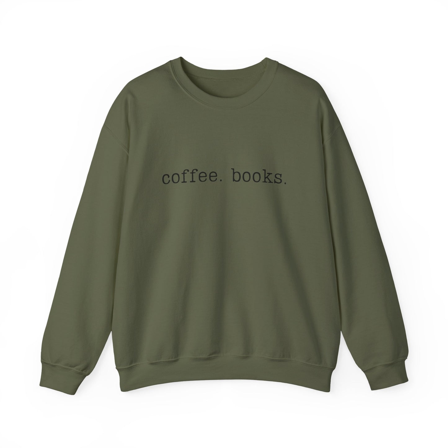 Coffee & Books Unisex Heavy Blend Crewneck Sweatshirt - Cozy Organic Fashion for Book Lovers, Ideal Gift for Readers, Fall and Winter [...]
